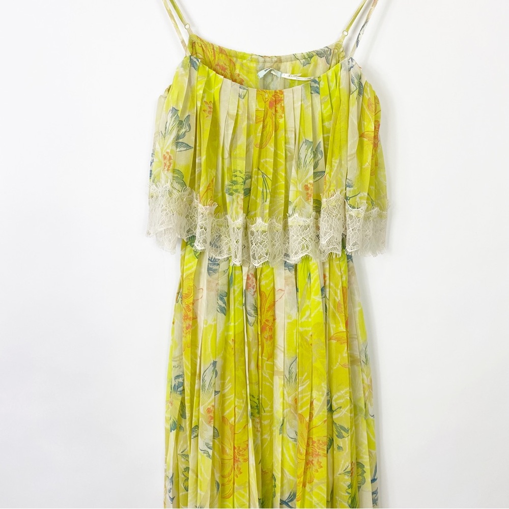 Kimchi Blue Floral Yellow Maxi Dress Cute Stylish Summer Church Party Wedding S - Picture 4 of 10